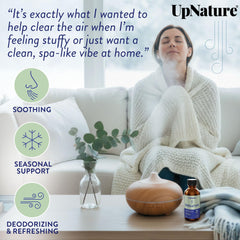 UpNature Breathe Essential Oils Blend large 2oz diffuser oil
