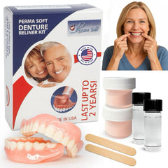 Upper lower dentures reliner product image