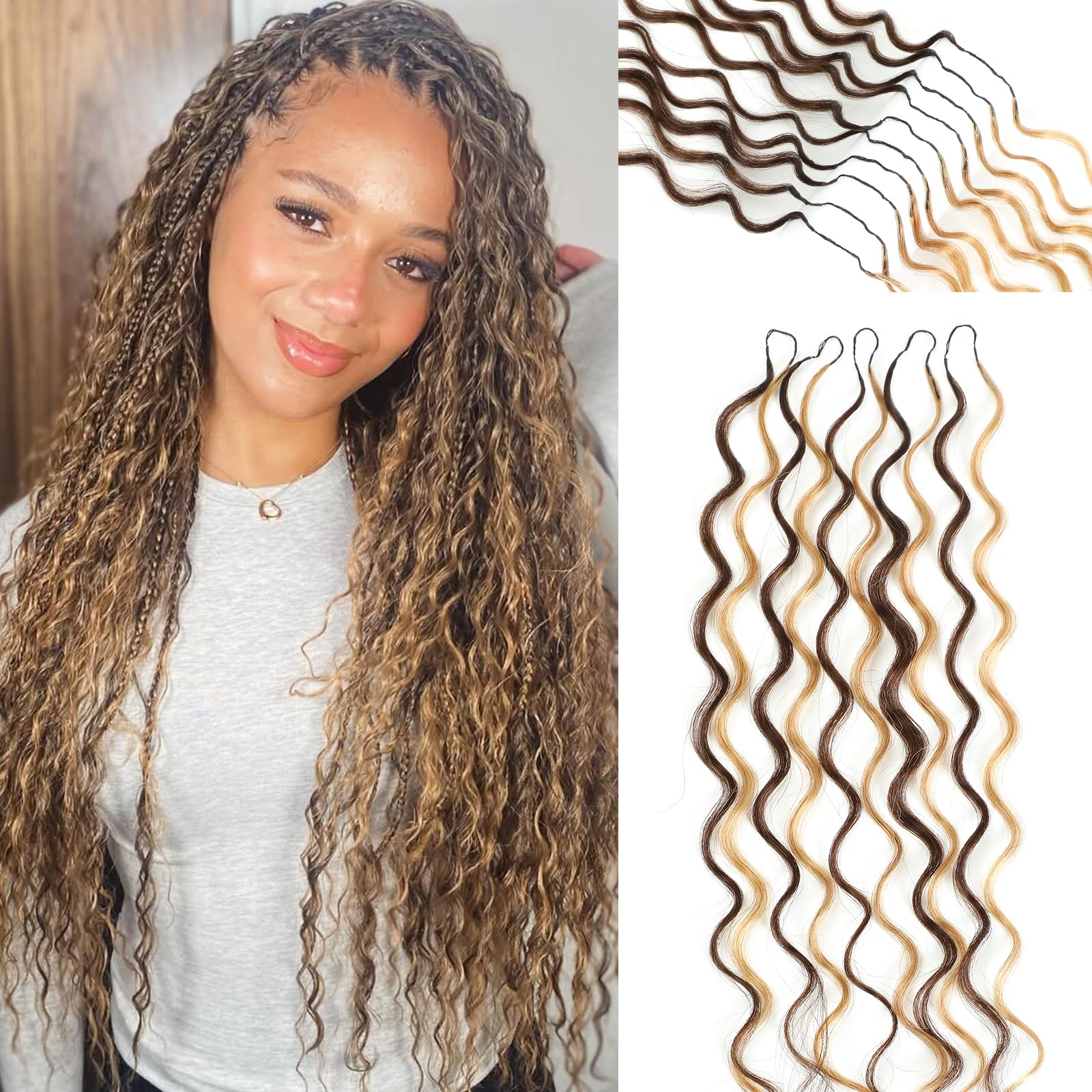 Urbeauty 18Inch feather crochet hair pack close up