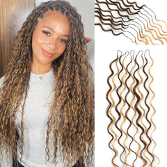 Urbeauty 18Inch feather crochet hair pack close up