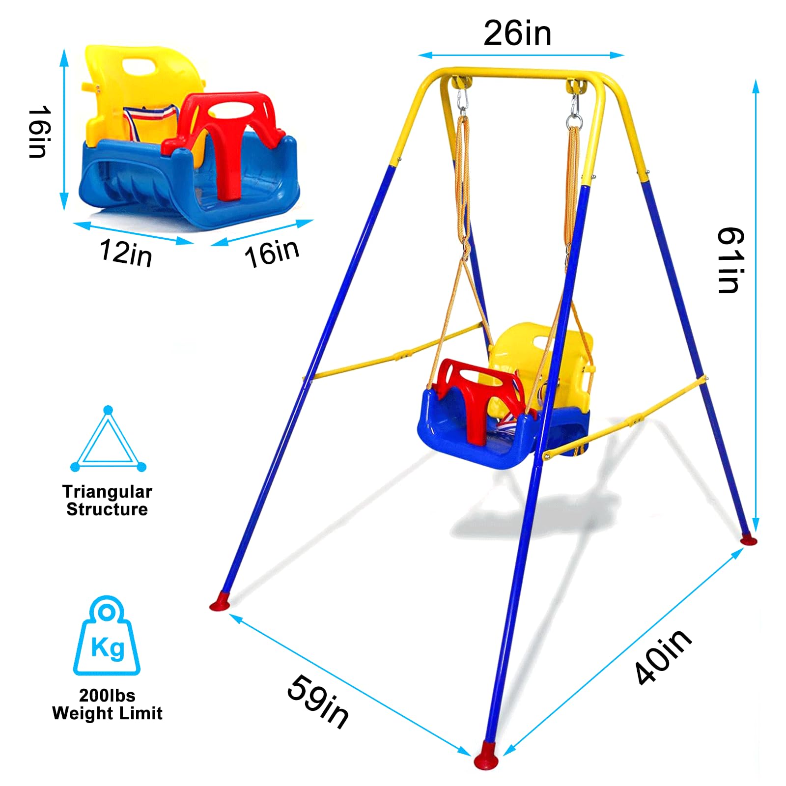 US CPSC safety standard verified toddler swing