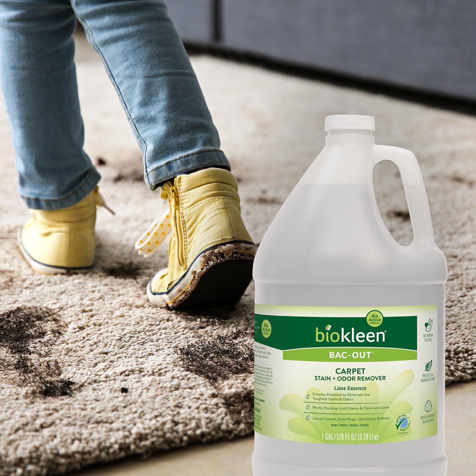 Biodegradable ingredients cleaner packaging
