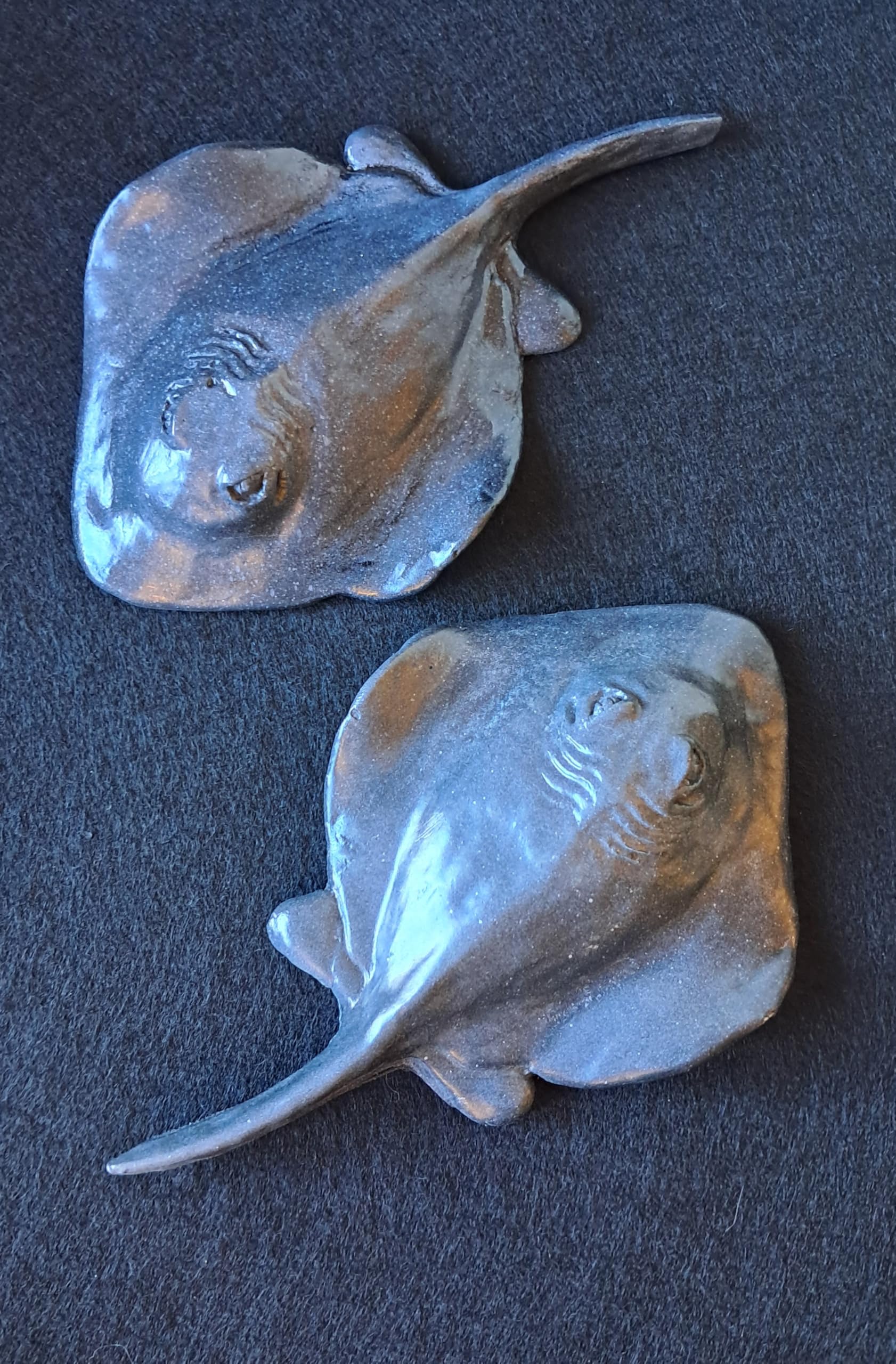 US-made stingray sculpture decorative piece