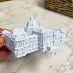 Educational display of US national library miniature