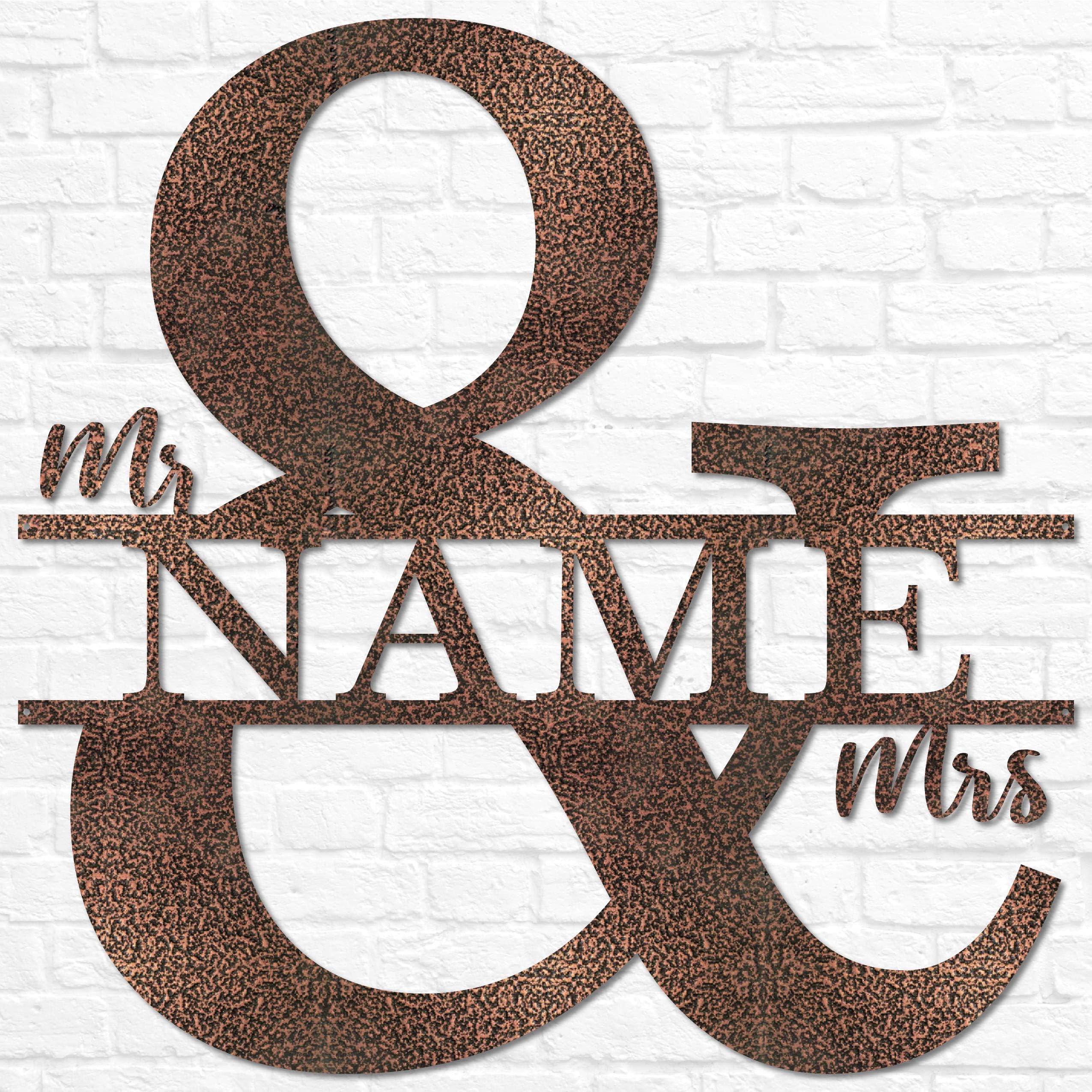 Option to request Mr & Mr or Mrs & Mrs customization