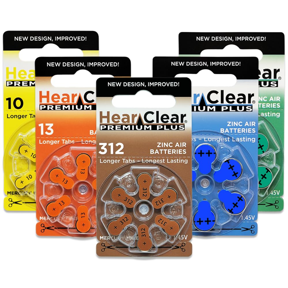 Materials sourced from USA Europe Japan for Hear Clear battery