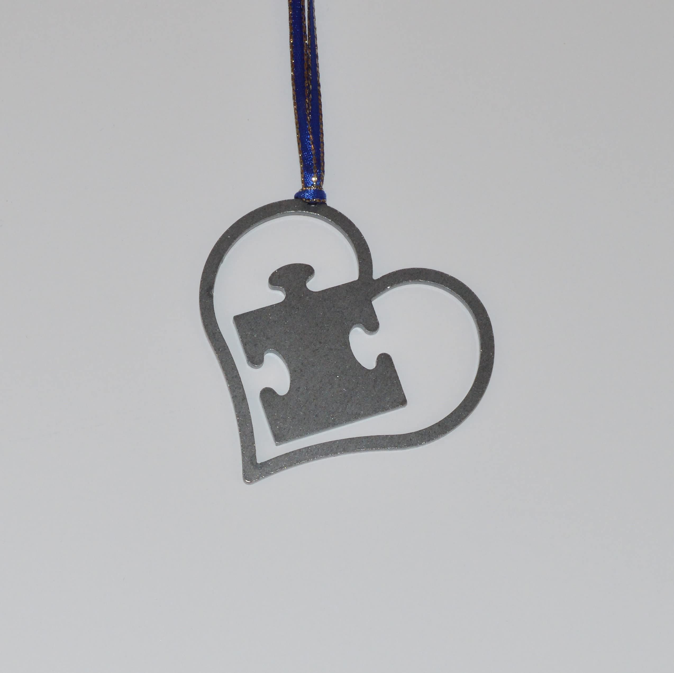 Original USA made Burke Metal Work autism ornament