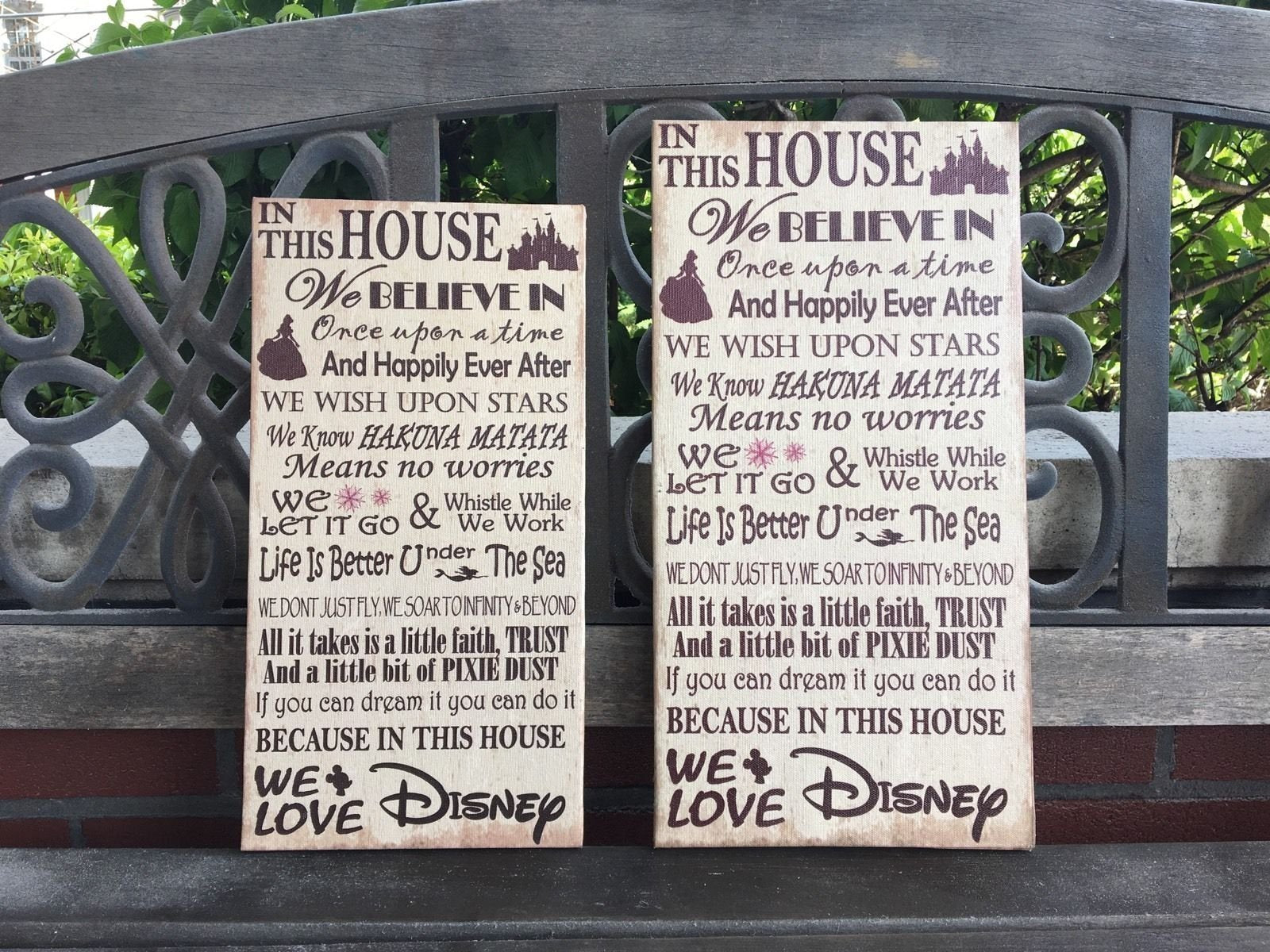 Eco-friendly water-based coating on Disney canvas