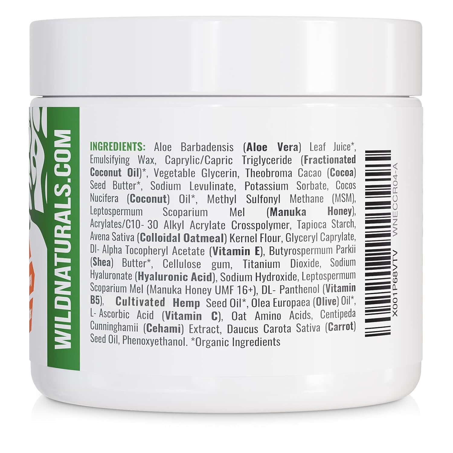USA made cruelty-free eczema cream by Wild Naturals