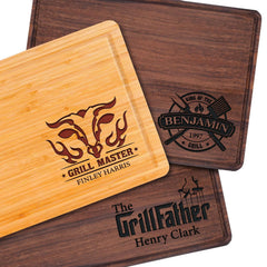 USA Made Personalized Cutting Board front view