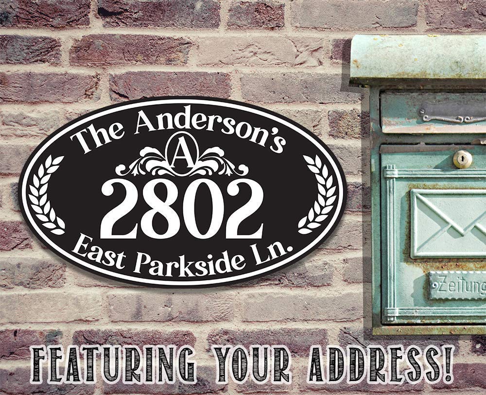 new home house warming gift address sign