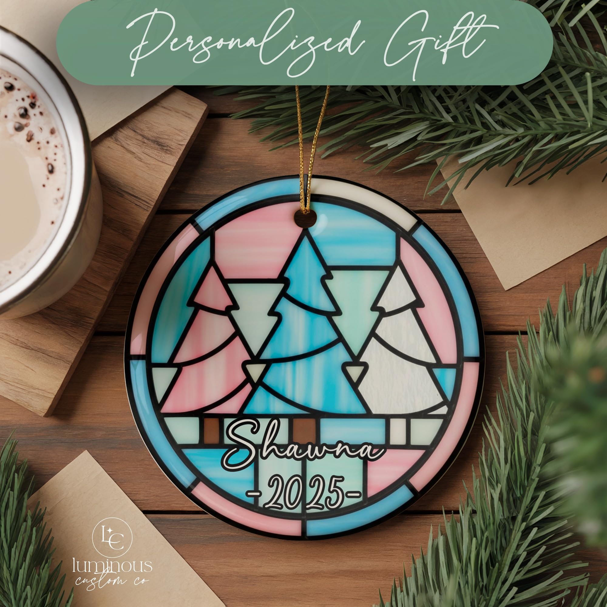 USA made transgender ornament design and printing