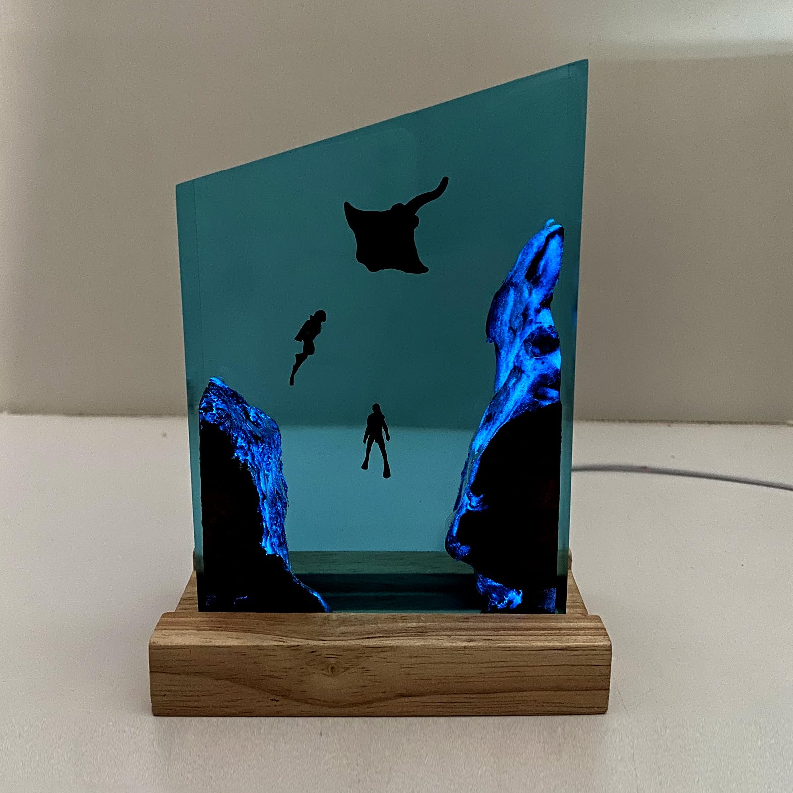 USB powered night light 5V resin lamp