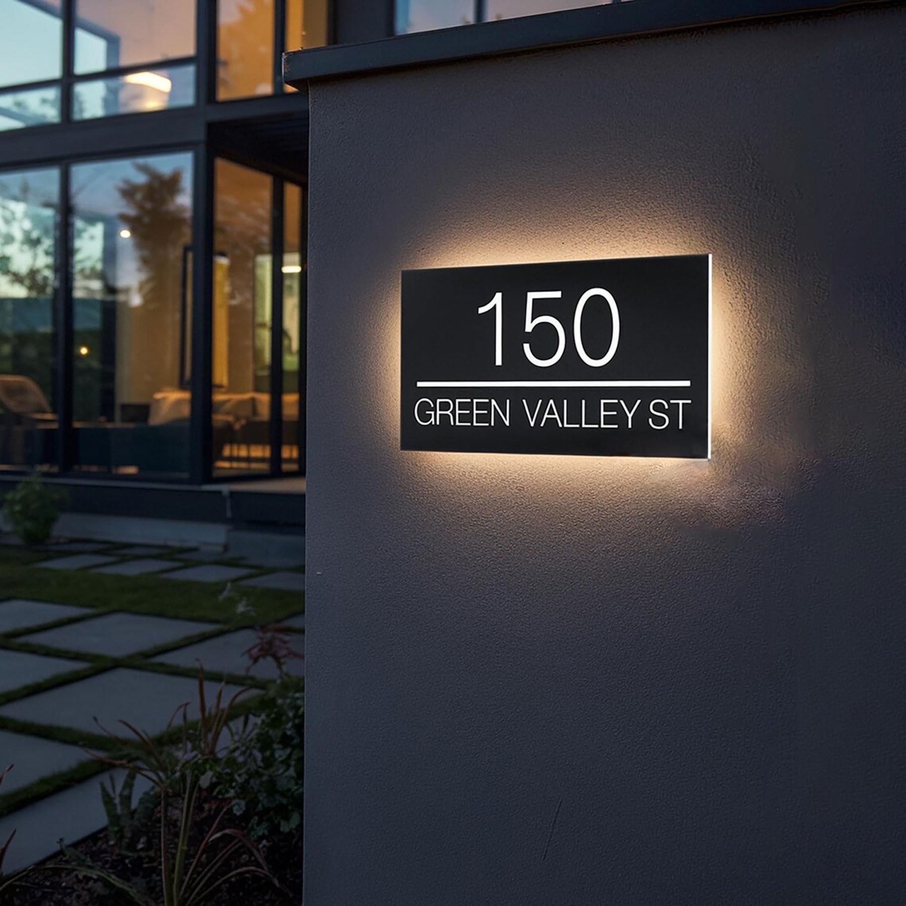 12V transformer or hardwired option for reliable nighttime lighting