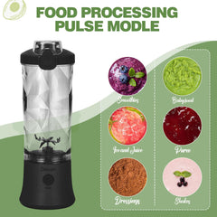 Diamond jar portable blender BPA-free PCTG material