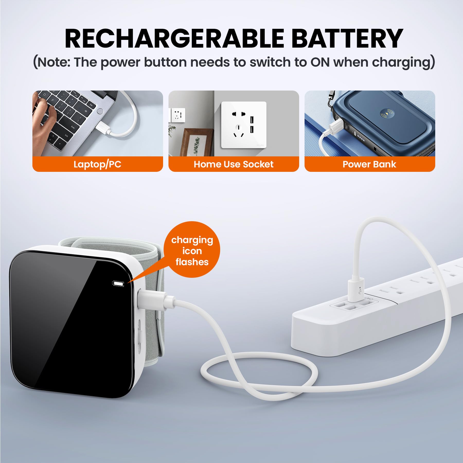 Carrying Case with Blood Pressure Monitor for travel