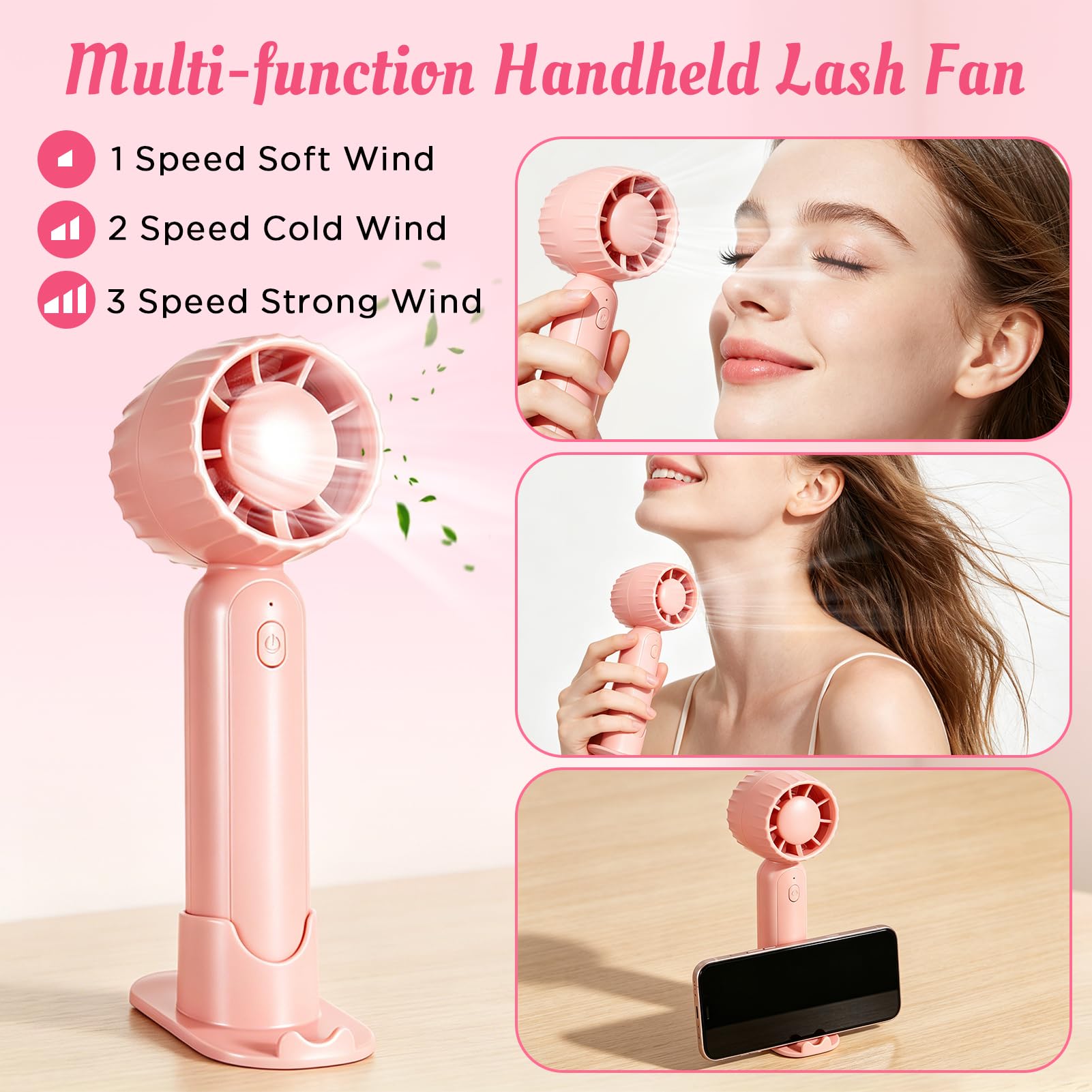 USB charging cable for rechargeable lash fan