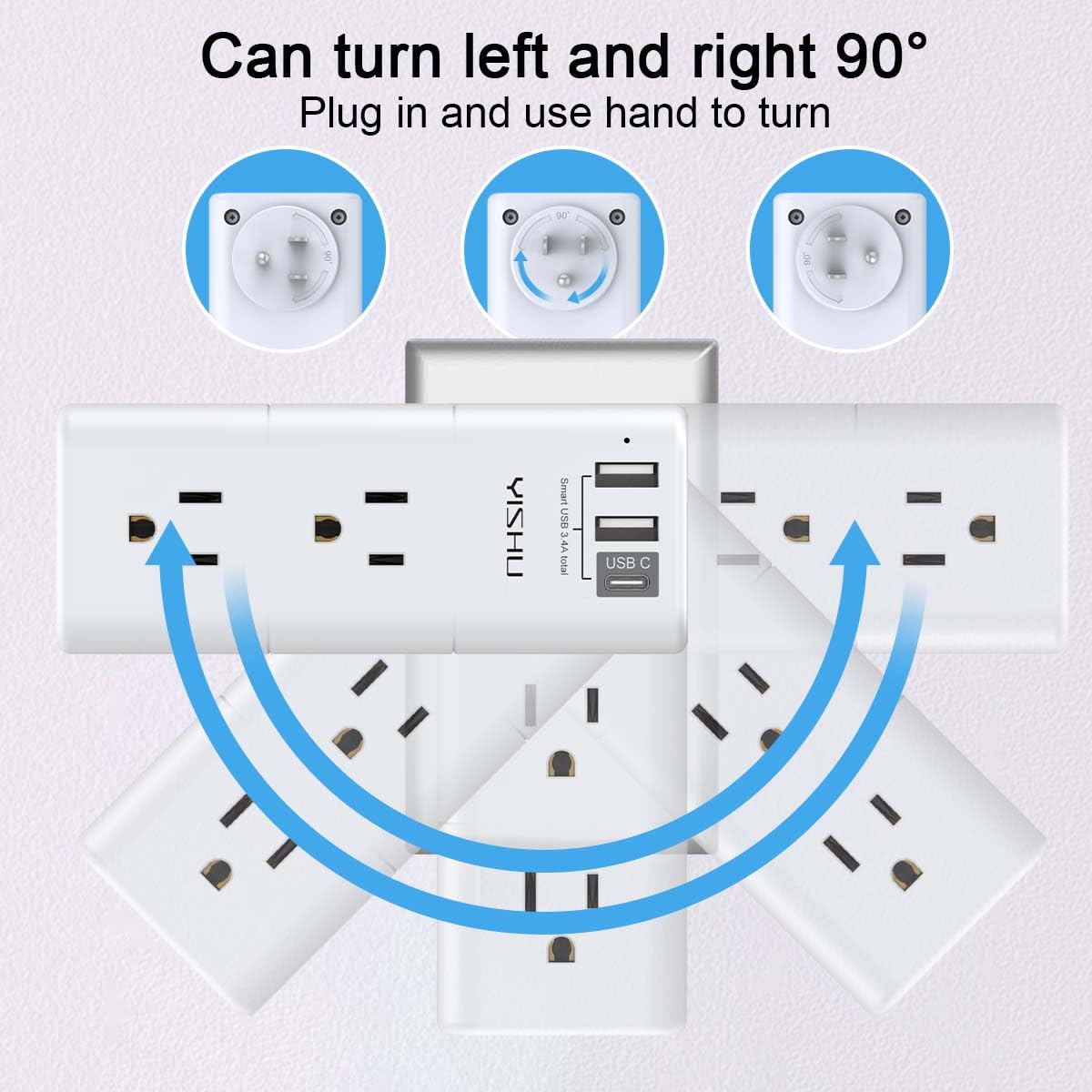 led grounded indicator light on outlet extender