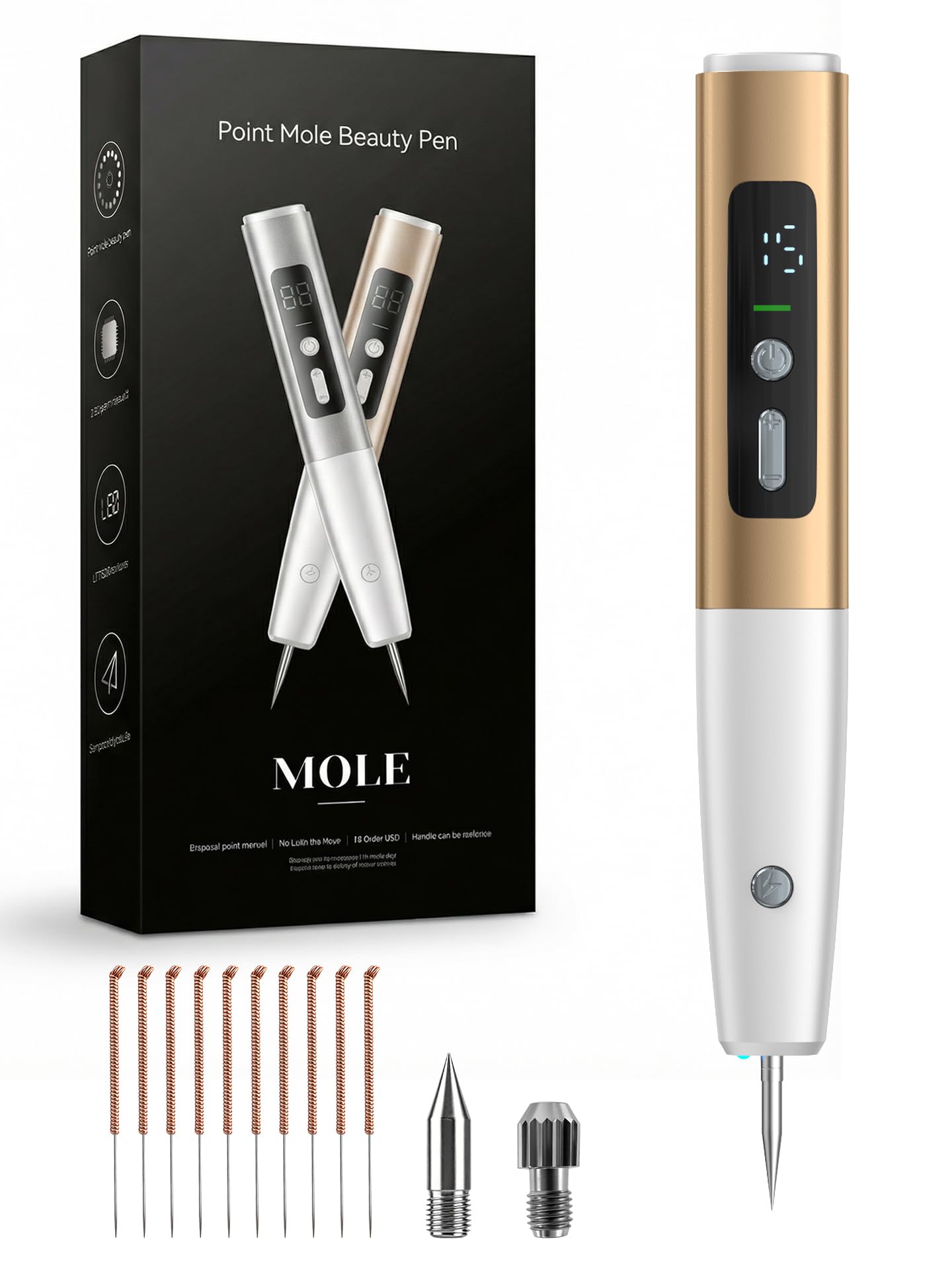 USB Rechargeable Skin Tag Remover Pen product image compact design