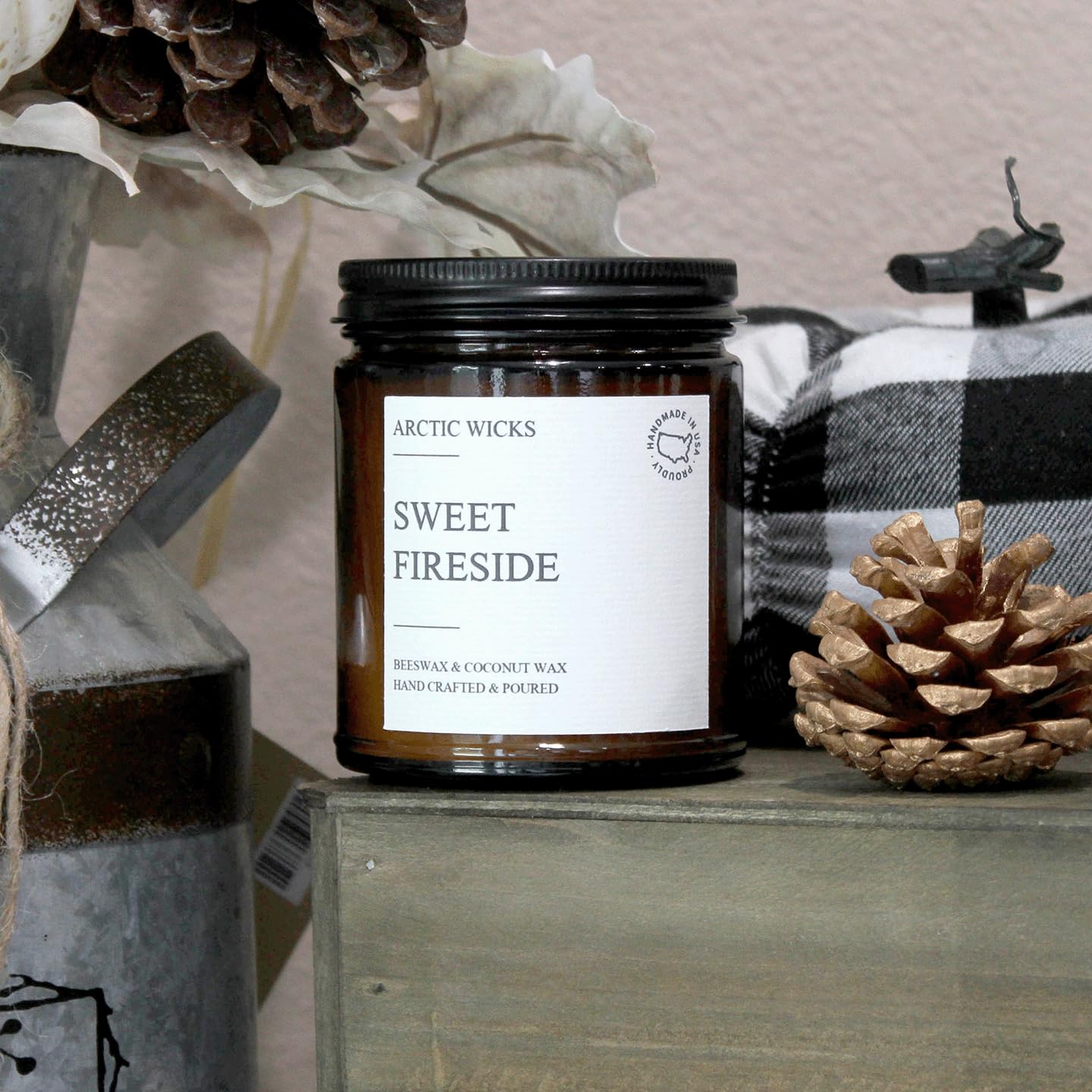 USDA biobased coconut beeswax candle Arctic Wicks