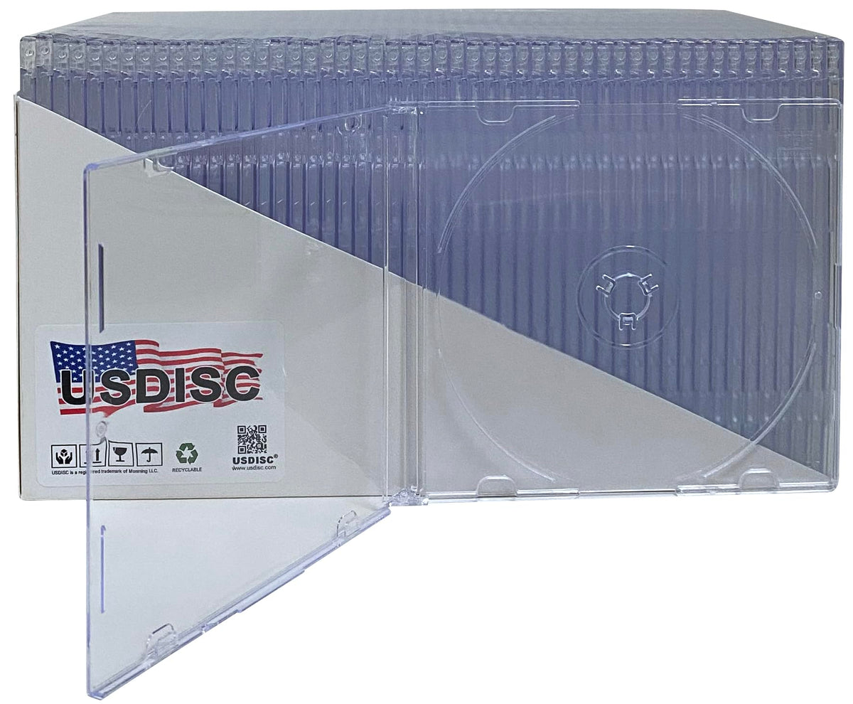 USDISC CD Jewel Case Slimline 5.2mm front view
