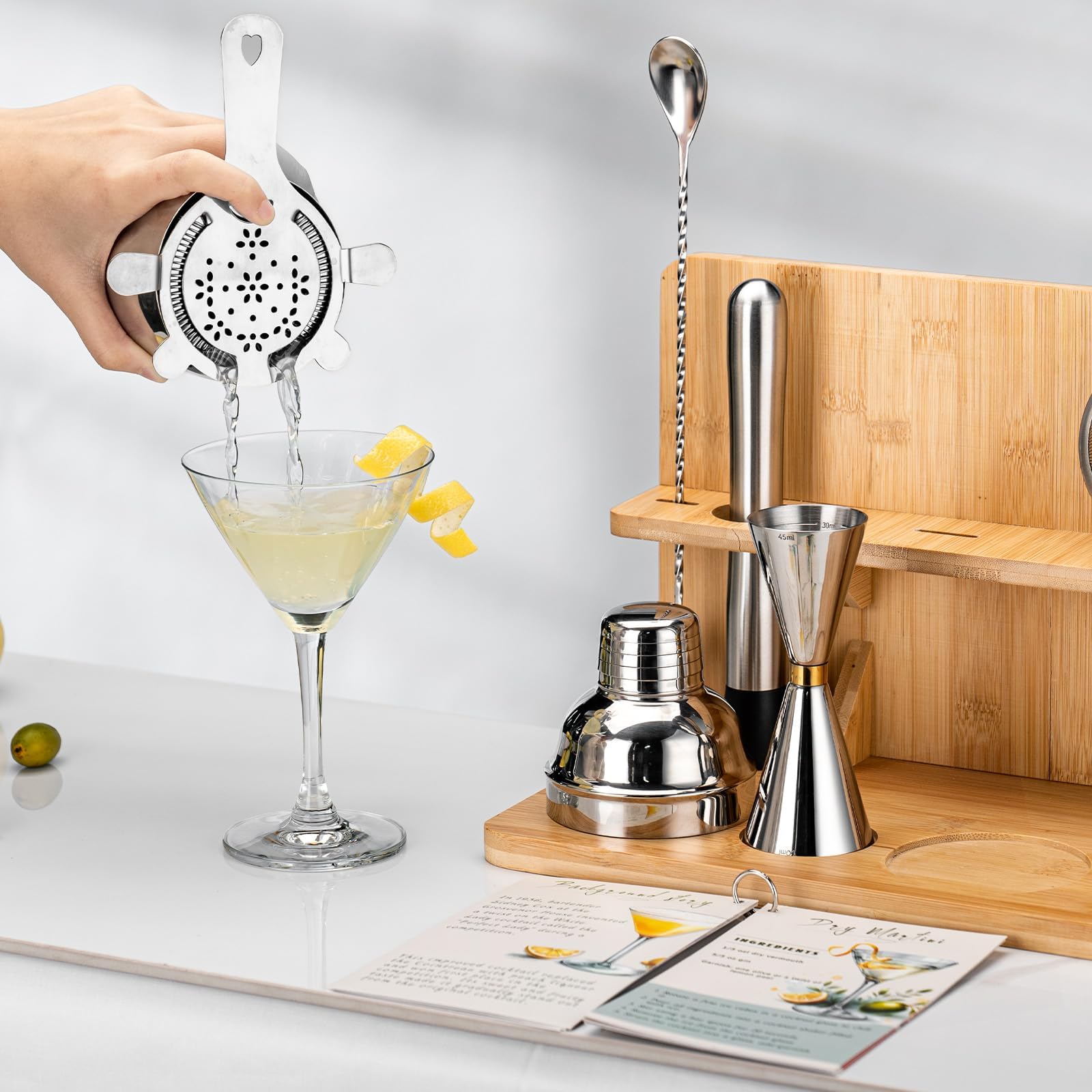 Fine mesh strainer for espresso martini in USEERIL set