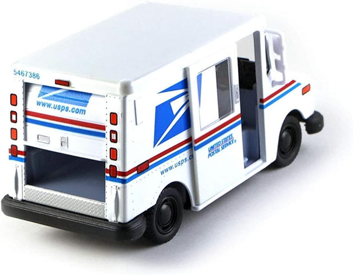 USPS mail truck Grumman LLV 1987 side profile 5 inch length