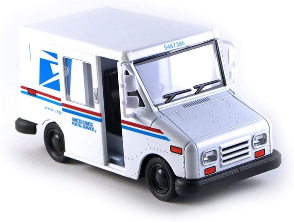USPS Grumman LLV 1:36 scale die cast model front view