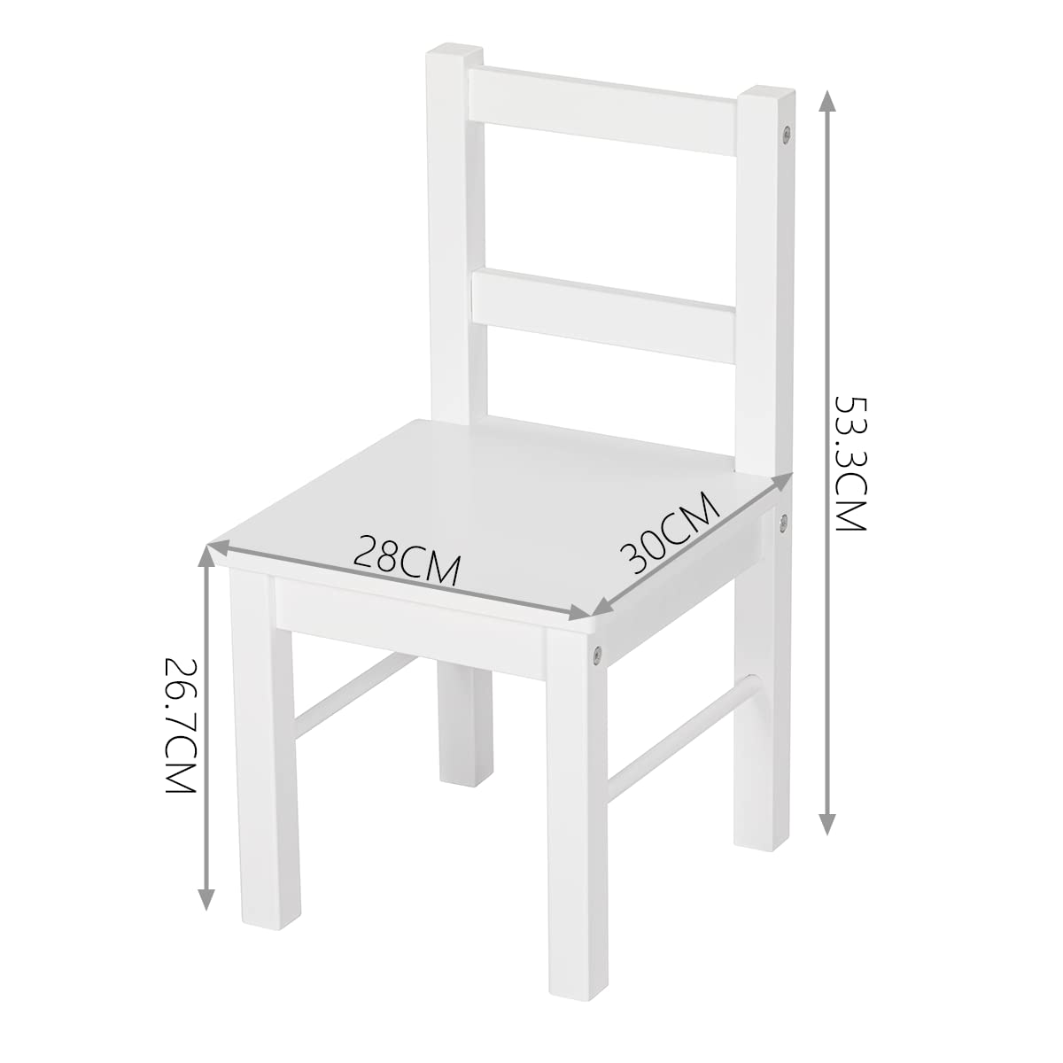 UTEX 2in-1 table compatible chairs for kids play setup