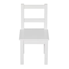 Set of 2 UTEX kids chairs designed for ages 3-8 in white