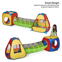 UTEX play tunnel long section with mesh windows for ventilation