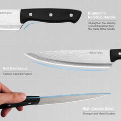 5 inch utility knife included in 3PCS set