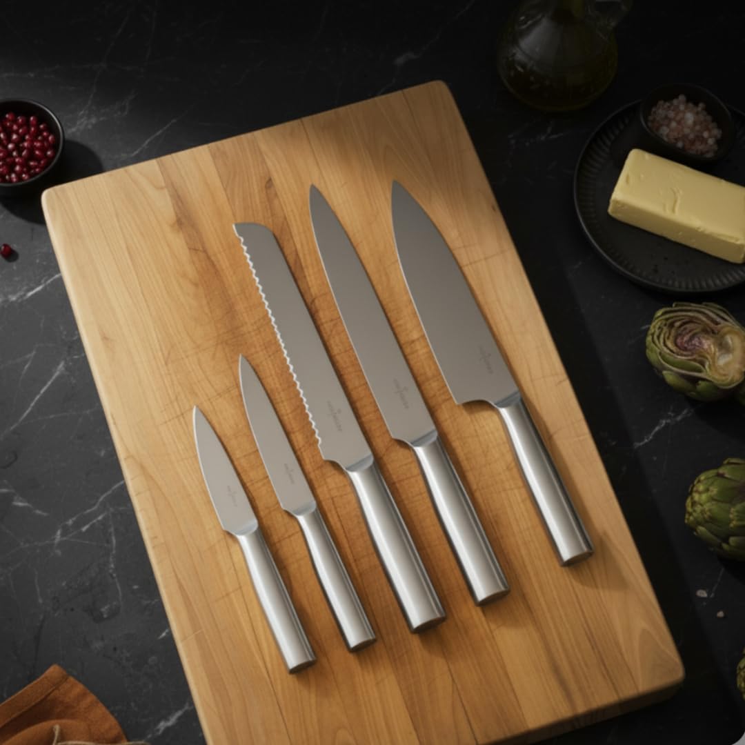 Serrated knife 12-5 inch from Hell's Kitchen cutlery set