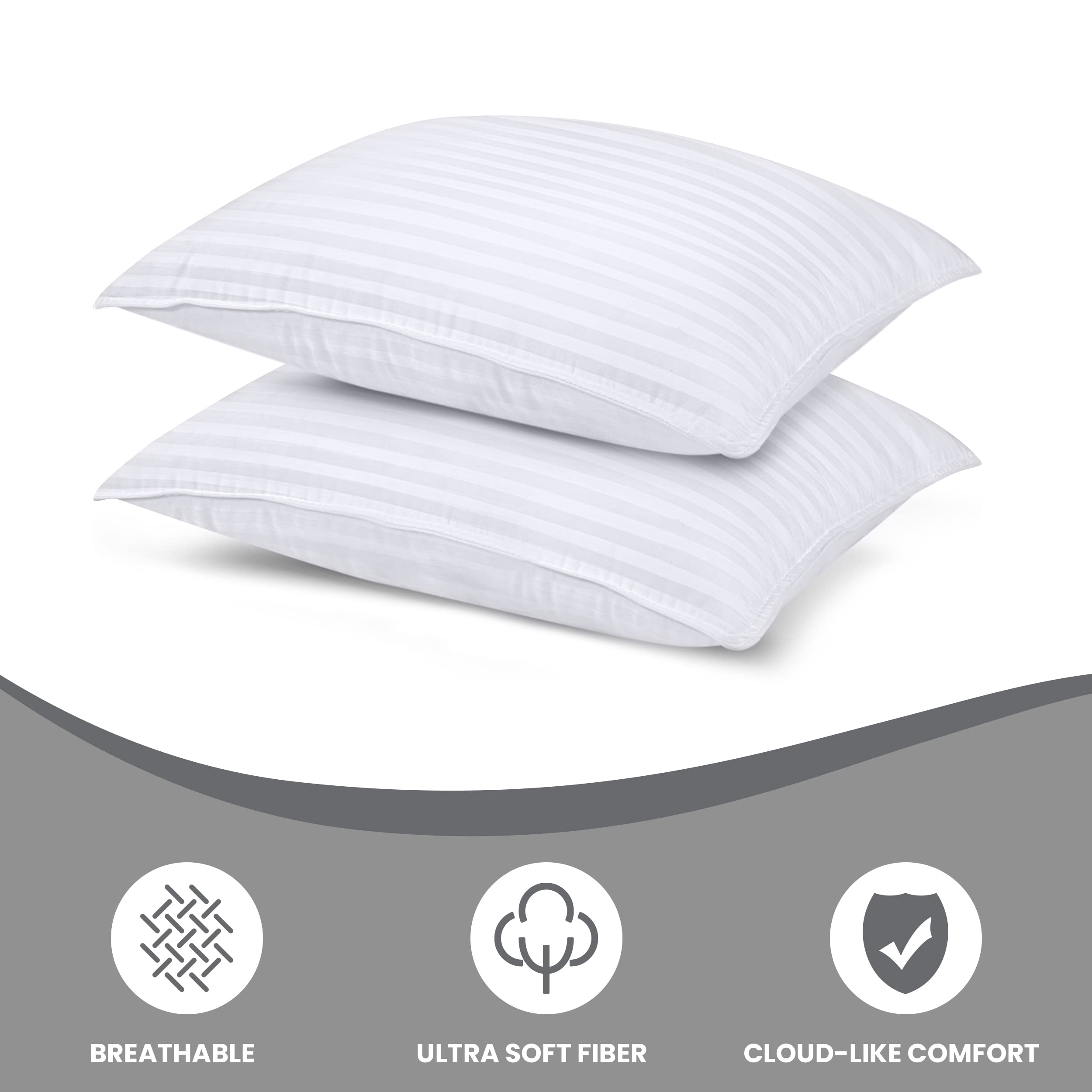 Easy care spot clean or hand wash pillows