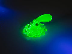 Handcrafted Murano glass ocean creature statue