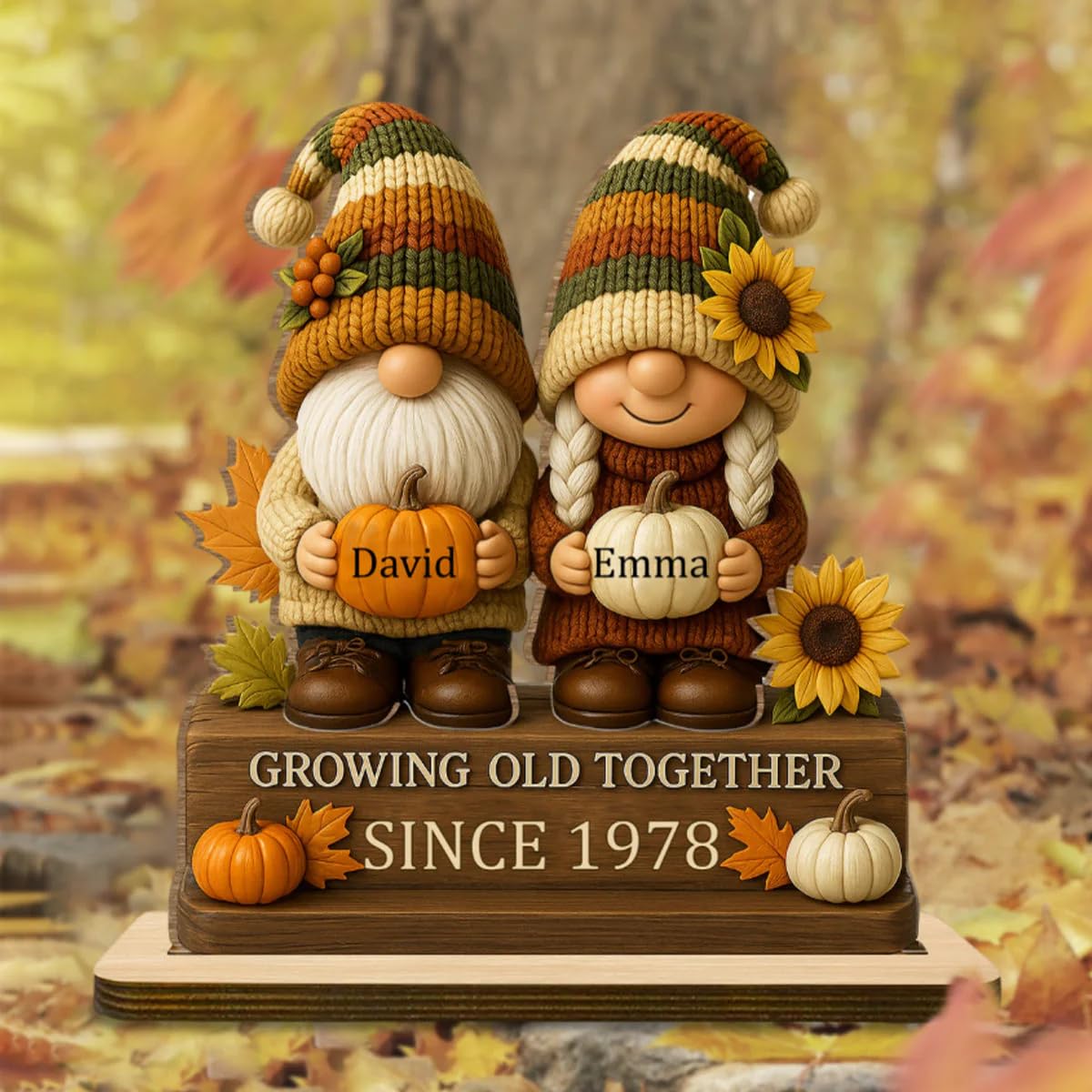 6 to 16 inch size options for plaque