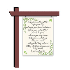 St Patricks Day door sign decor for home