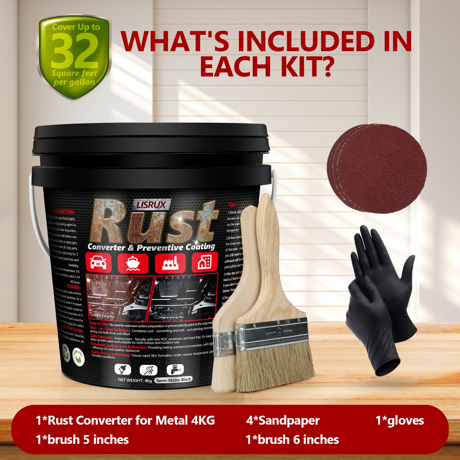 Metal rust protection suitable for automotive and industrial use
