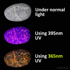 uvBeast V3 365nm professional grade filtered UV output close up