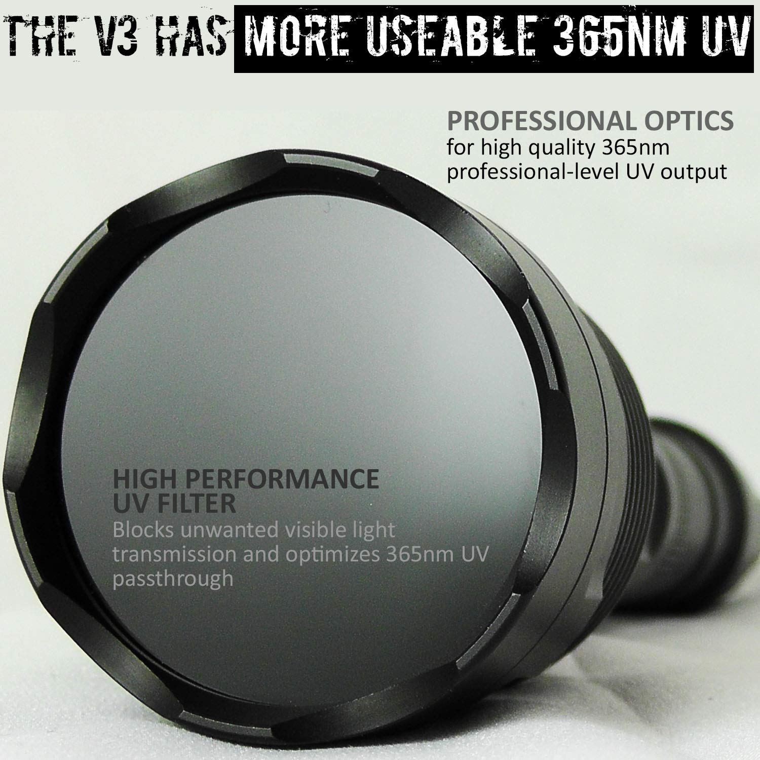 uvBeast V3 365nm packaging and accessories