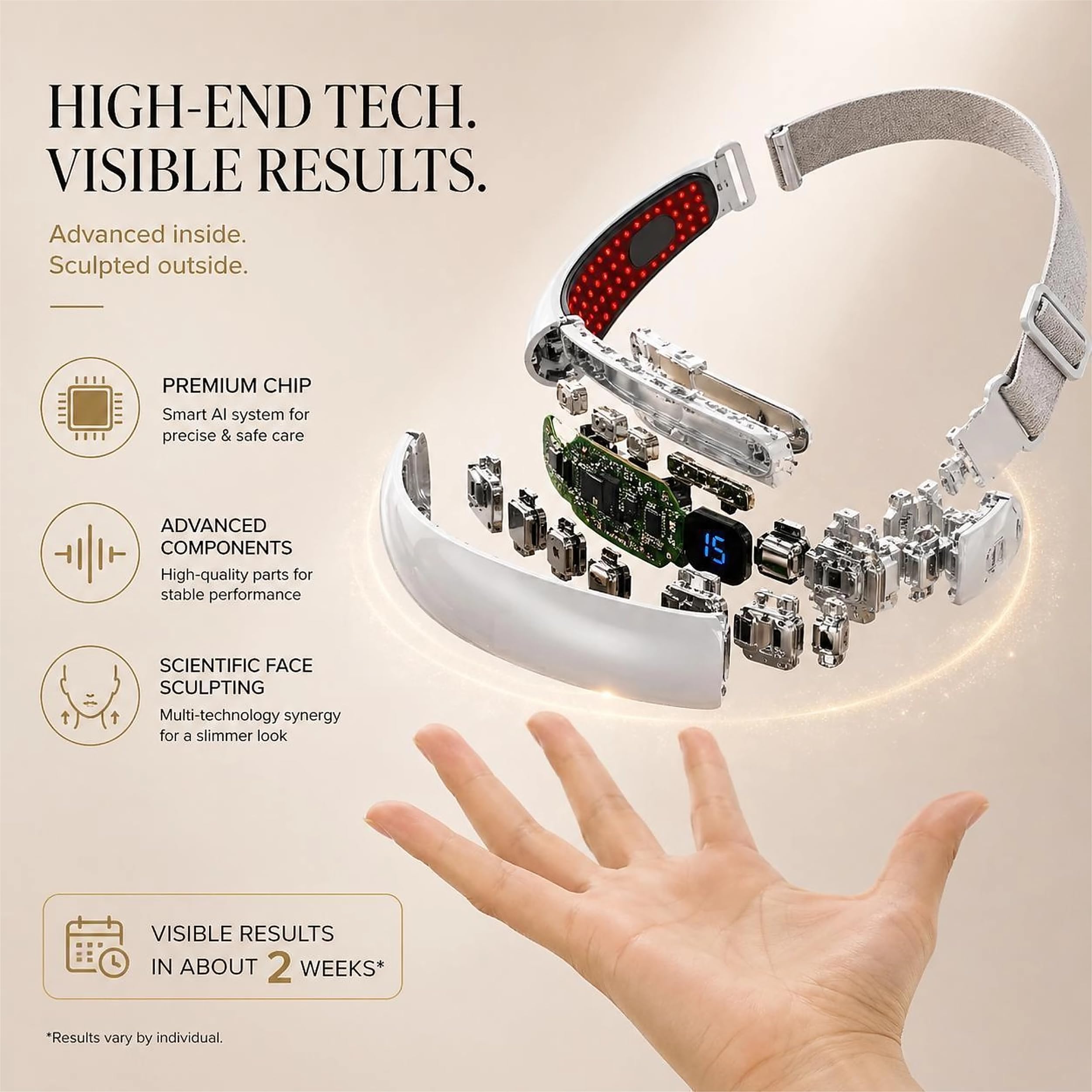At-home contouring device for a V-Line look