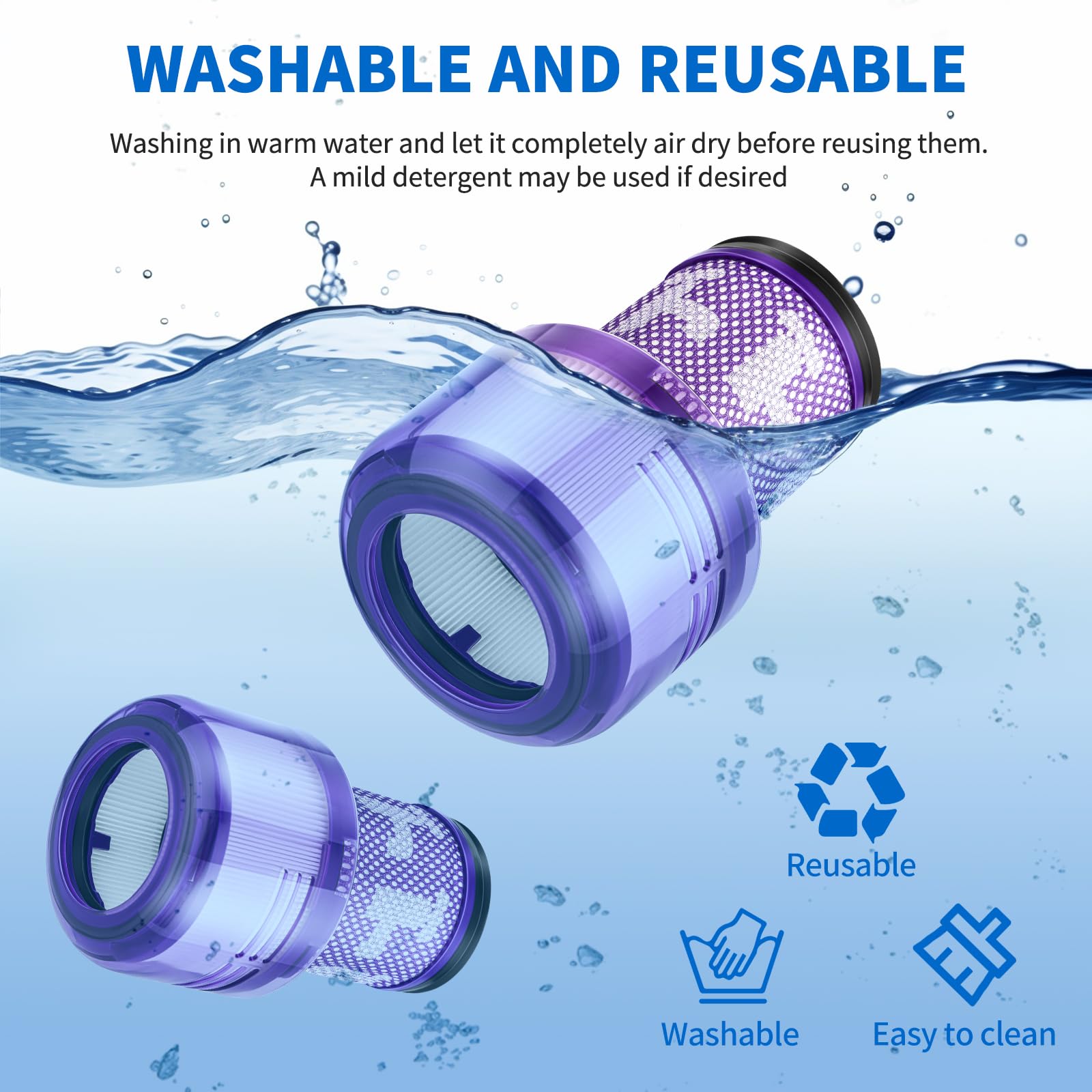 V12 Slim Absolute Extra compatible replacement filter