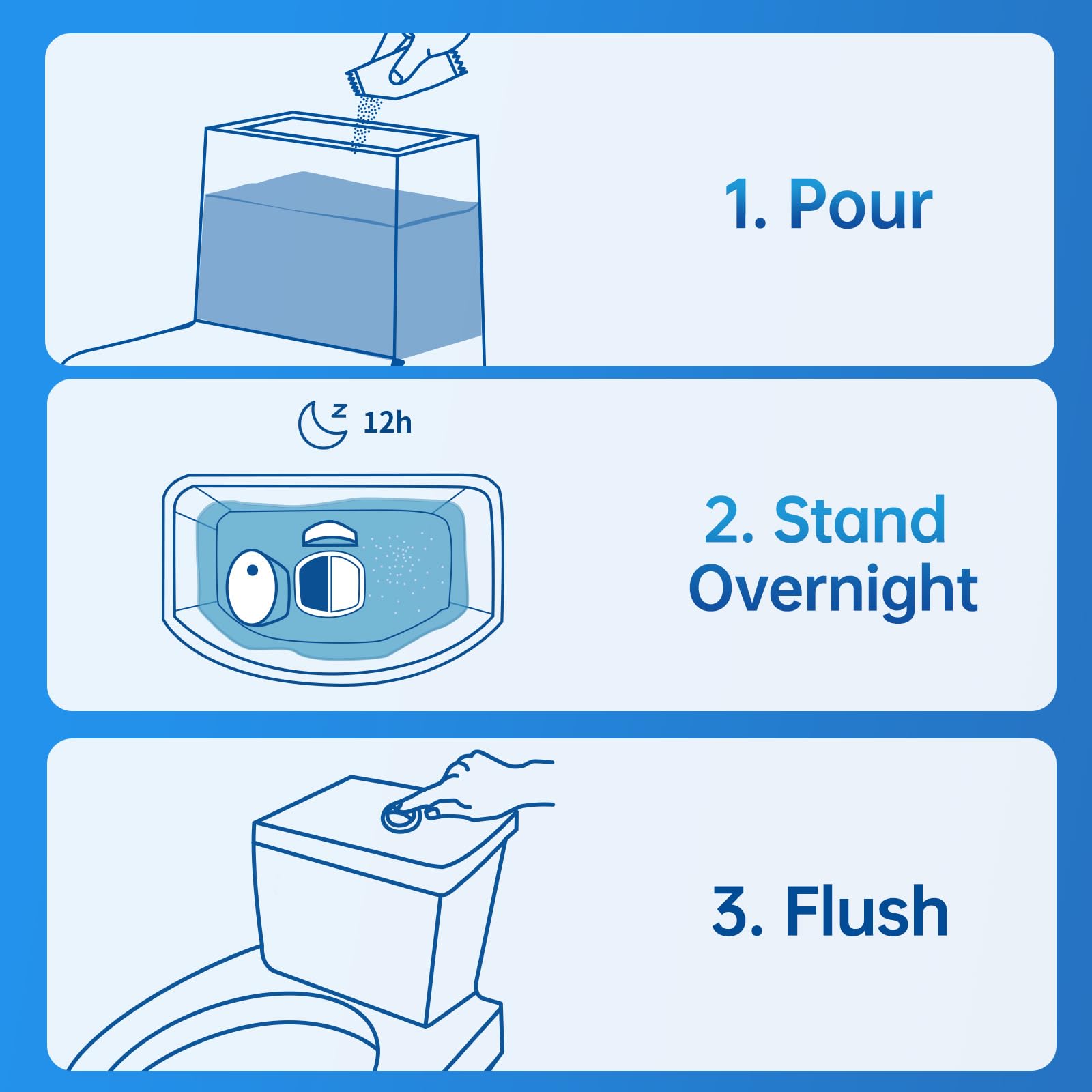 6-pack Vacplus toilet tank cleaner tablets