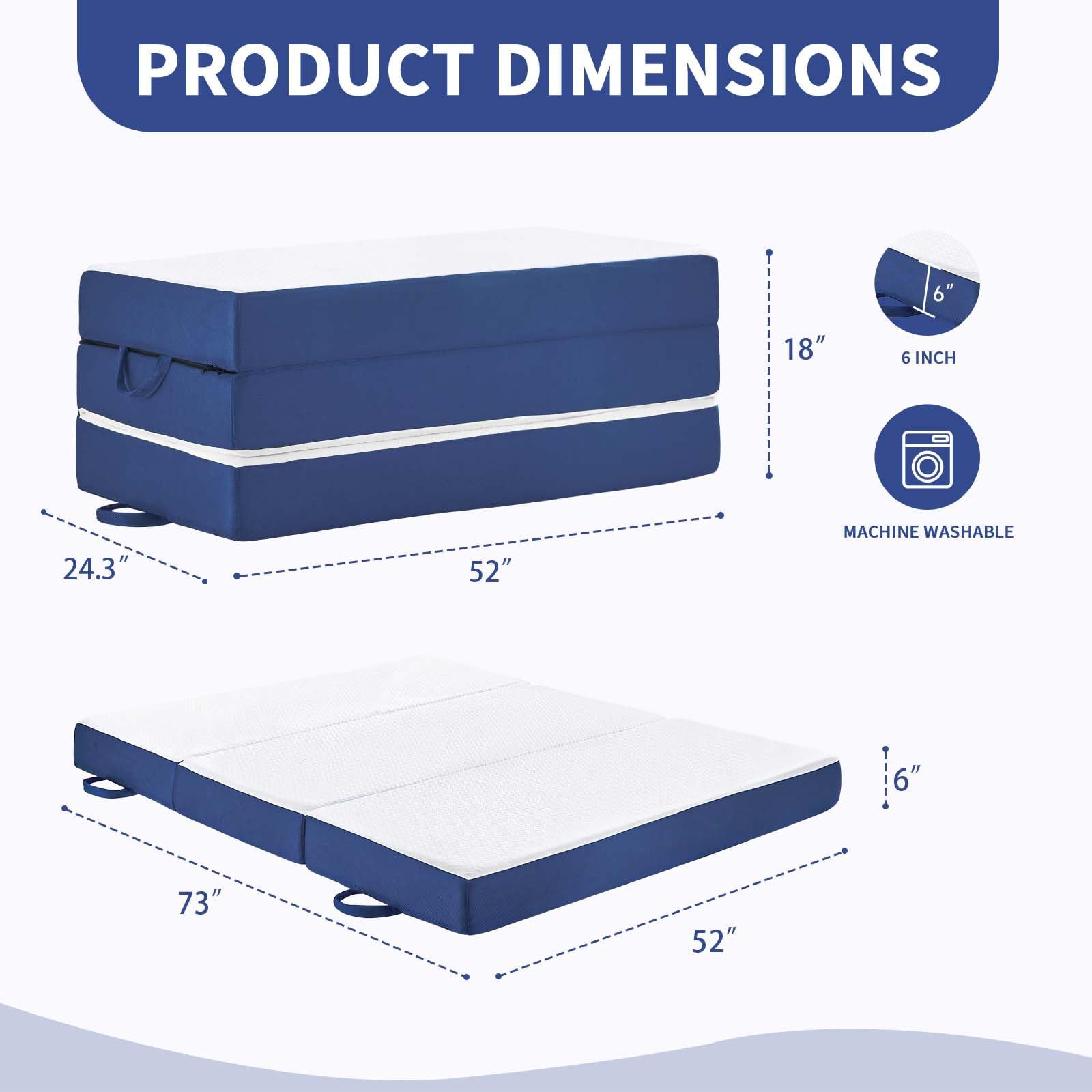 Vacuum-packed CYMULA mattress packaging