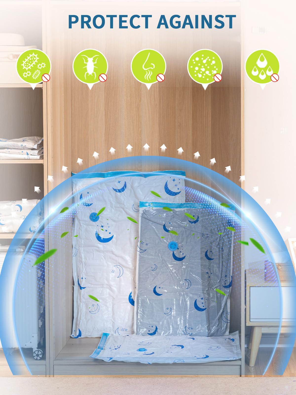 PA PE durable material see-through one side