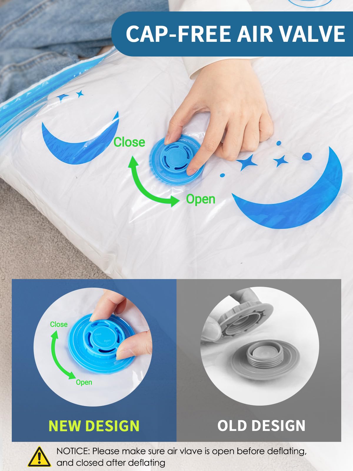 Roll Up bag option for compact storage