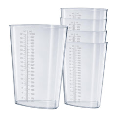 Vakly 32 oz graduated triangular container for measurement