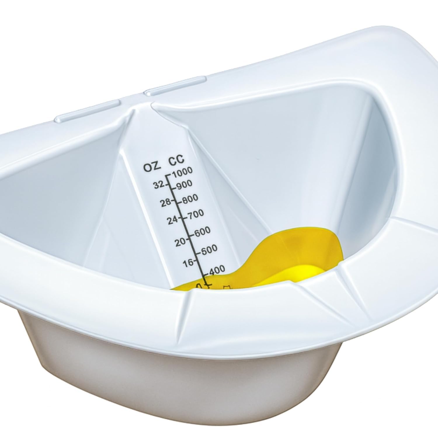 Vakly clear polypropylene specimen pan alt text showing visibility