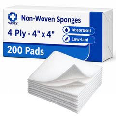Vakly non-woven gauze pads in 4x4 size for wound care