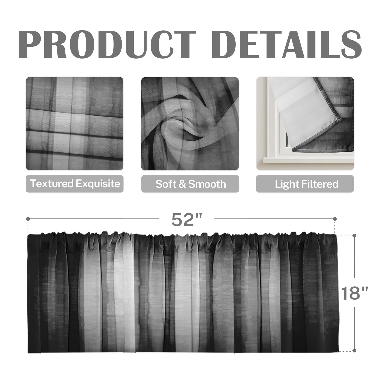 100% polyester valances fabric texture